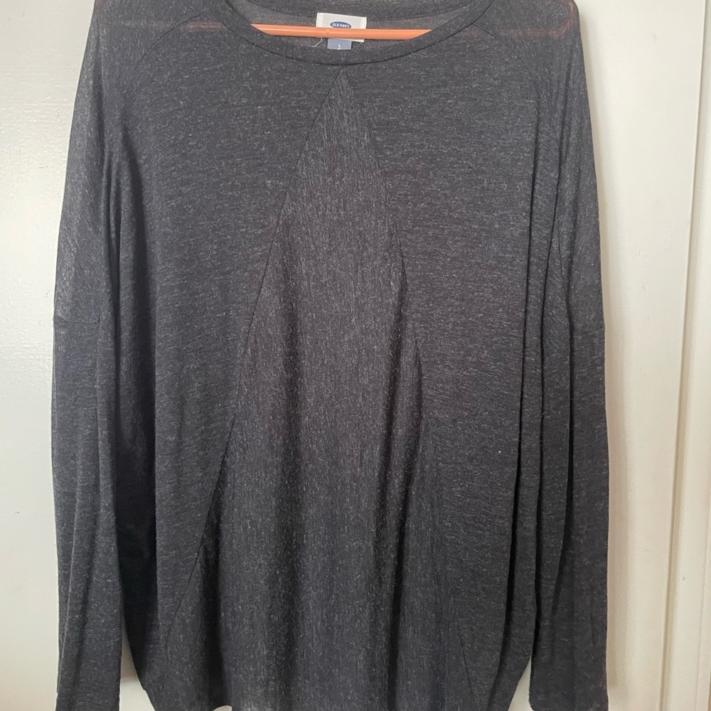 Women’s Gray Long Sleeve Shirt